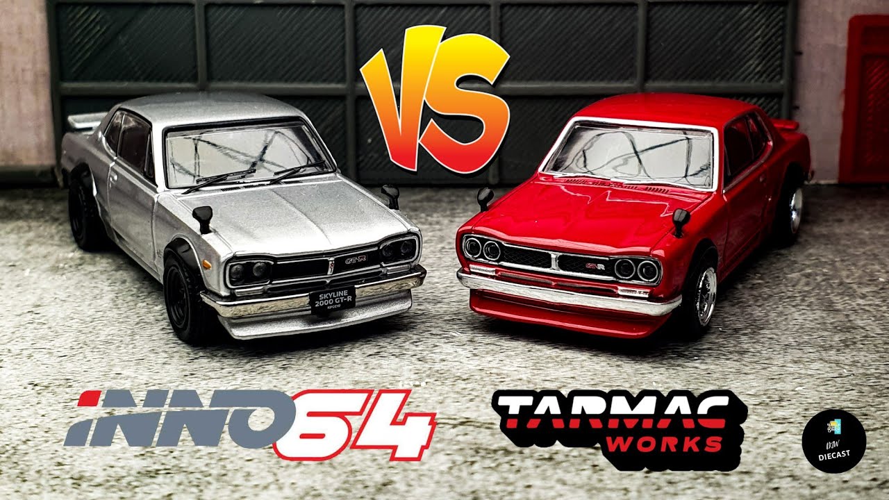 Nissan Skyline 2000 GT-R KPGC10 Hakosuka | BRAND COMPARISON | Inno64 VS Tarmac Works