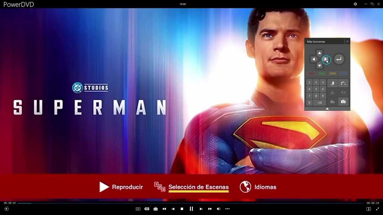 Superman 2025 Custom DVD Menu