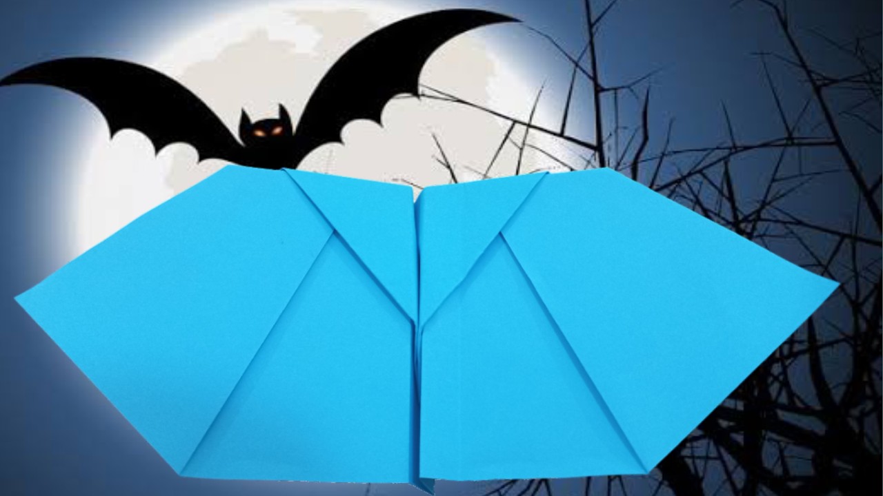 🦇 Murciélago de Papel Volador con Alas que Aletean | El Mejor Diseño de Murciélago de Papel Volador