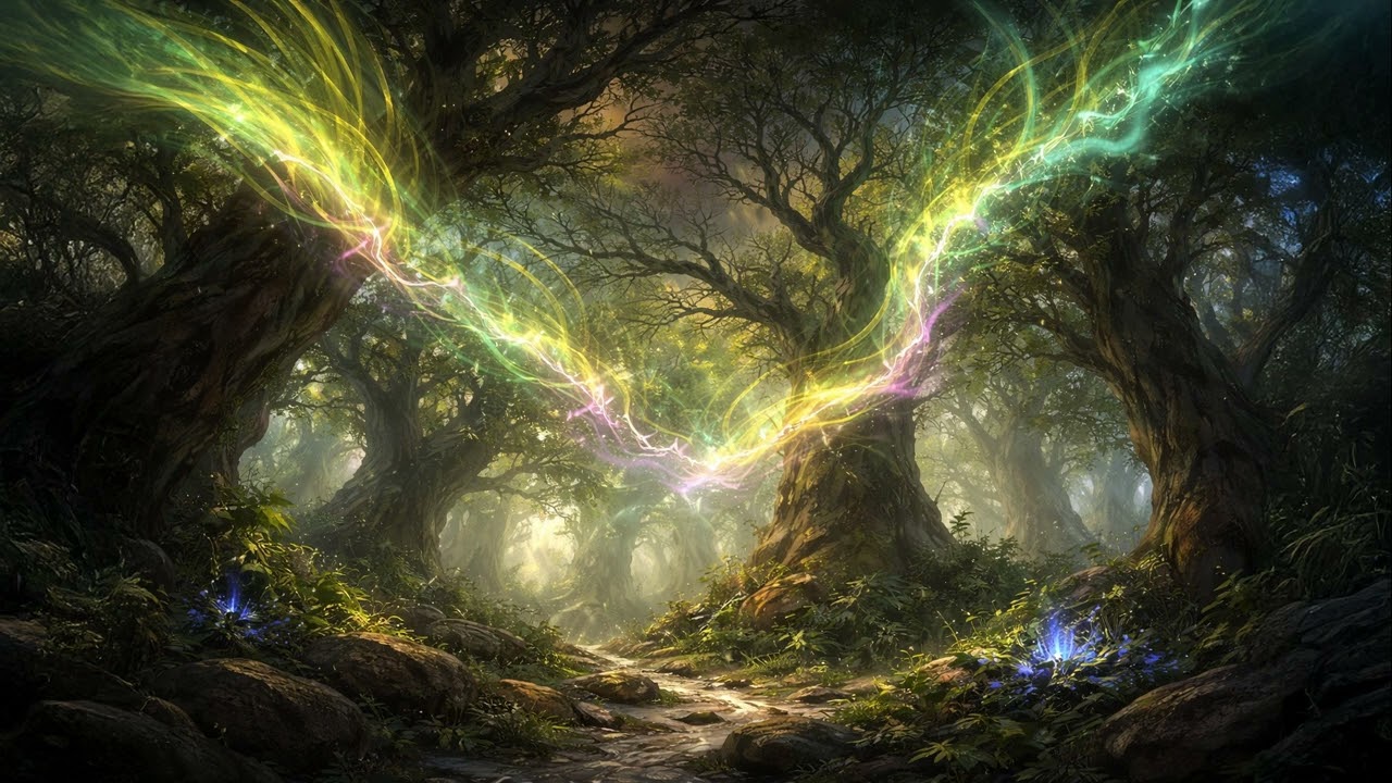 Basic Land — Forest | Mystical Birdsong for Sleeping (No Ads) | 10 Hours | ASMR | MTG Ambience