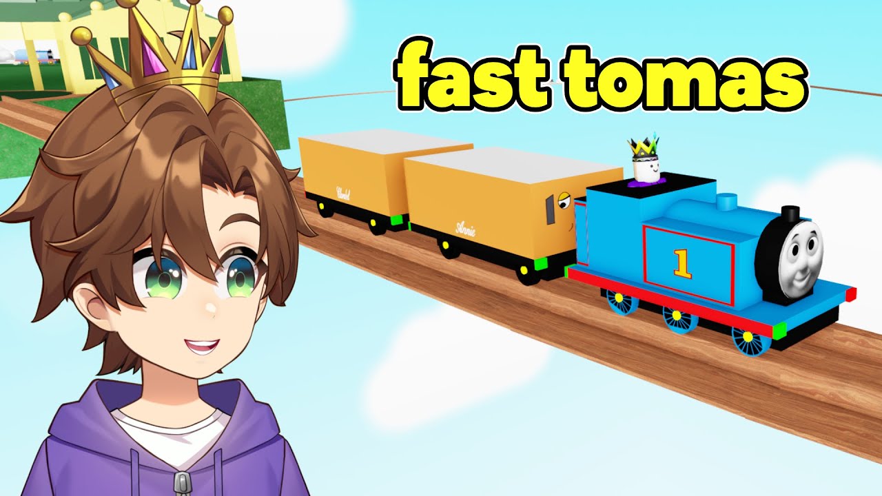 I Used Tomas TRAIN BUT The SPEED KILLS on Roblox Cart Ride
