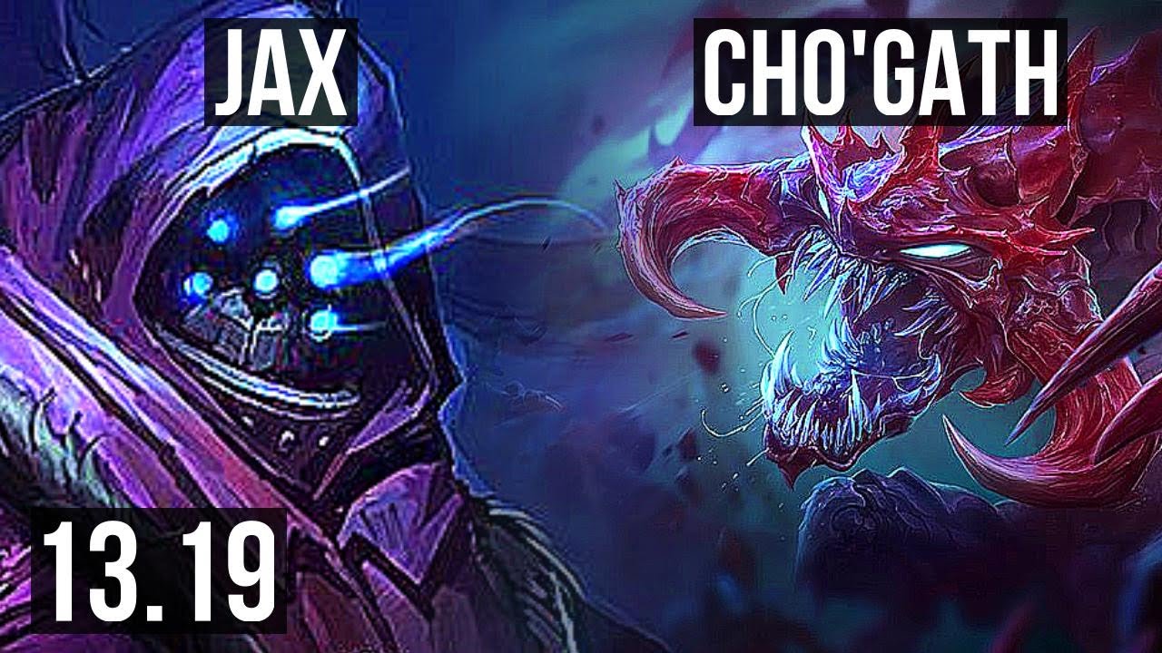 JAX vs CHO'GATH (TOP) | 400+ games, 6/2/5 | EUW Master | 13.19