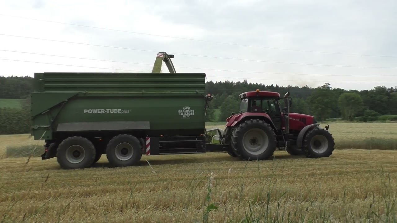 GPS Häckseln 2022 Nagelneuer Claas Jaguar typ 502 und Direct Disc 610 Schneidwerk Triticale häckseln