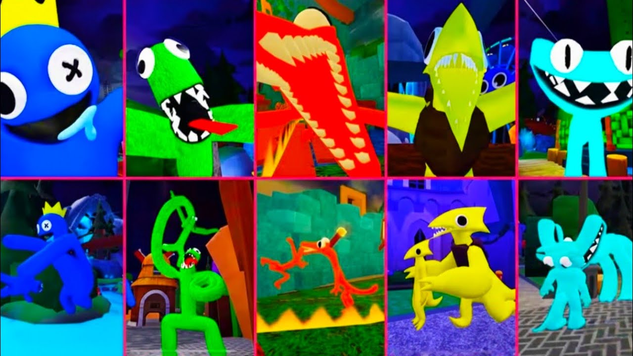 Rainbow Friends 2 : Scariest Jumpscares Ever vs. The Ultimate Roleplay Choice !