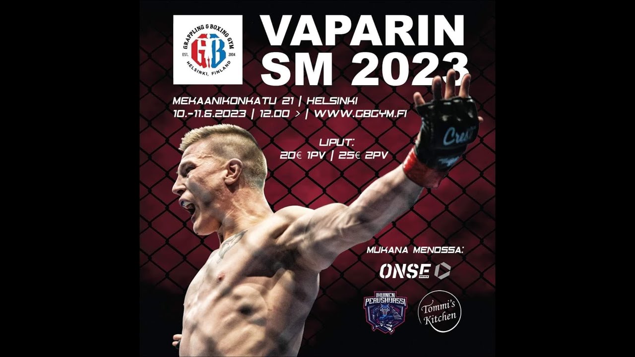 Vapaaottelun SM-kilpailut 2023 - lauantai 10.6.2023
