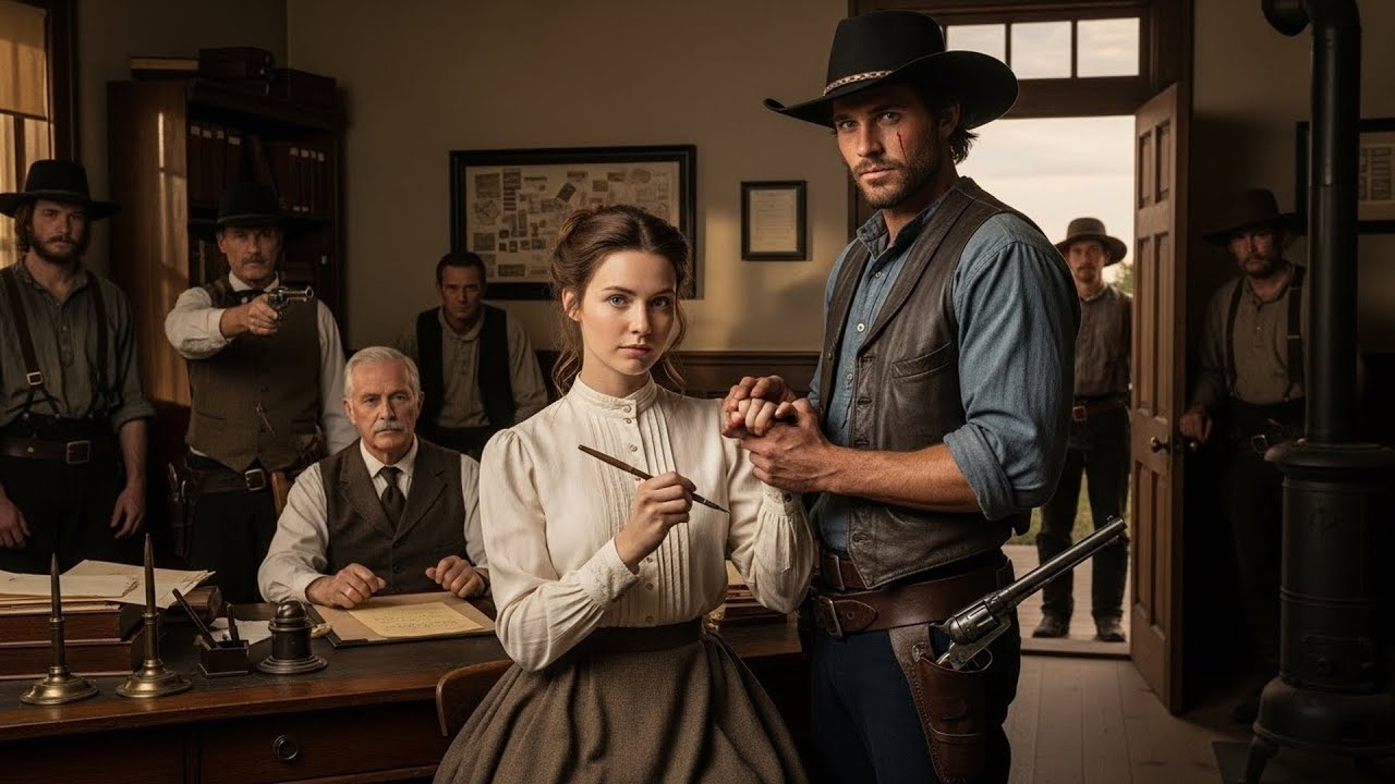 She Was Being Forced To Sign Over Her Land, The Cowboy Stopped Her Hand Before She Could Write