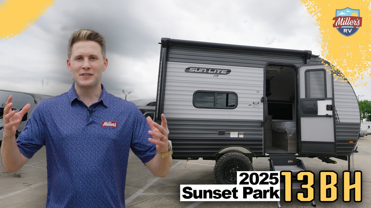 2025 Sun Lite 13BH Ultra Lightweight Camper | Small Travel Trailer with Big Features!