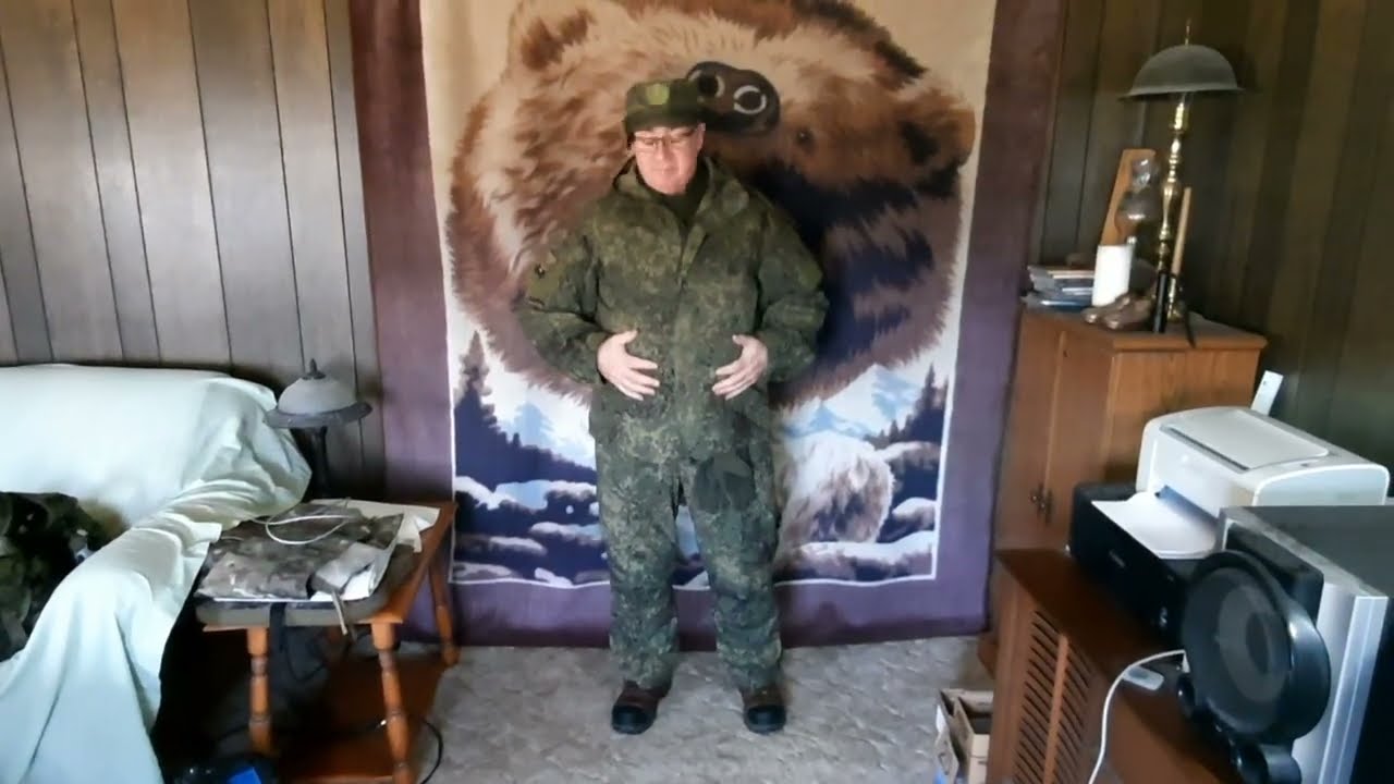 Russian military clothing and equipment.