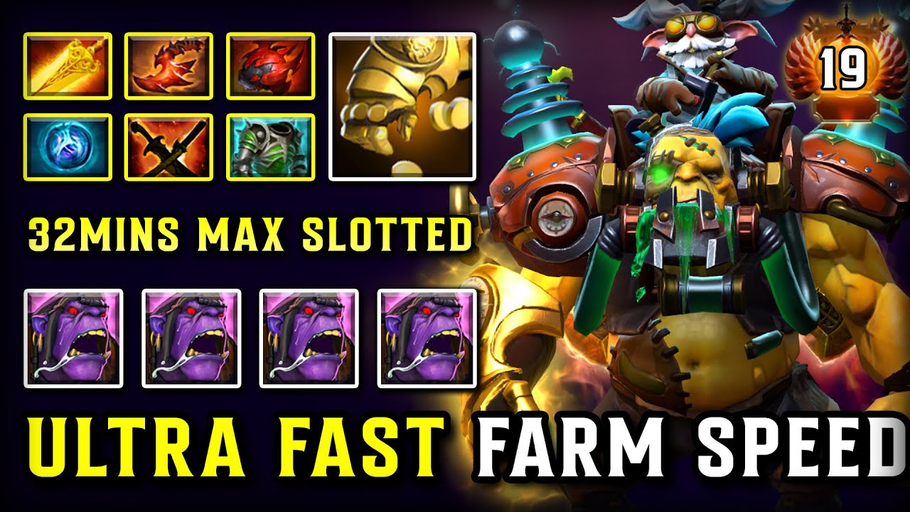 ULTRA FAST FARM SPEED CARRY Alchemist | 32Mins Max Slotted Item Build | 100% Show no Mercy DOTA 2