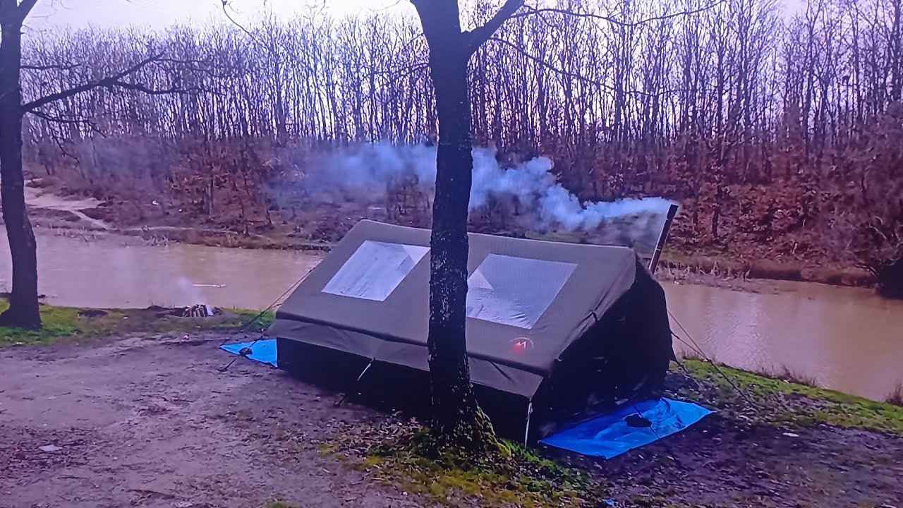 GÖL KENARINDA ÇADIR KURUP KAMP YAPTIK 