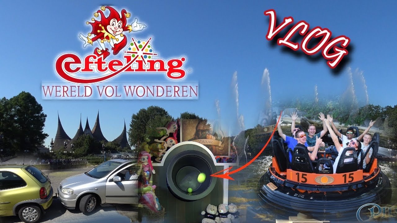 EFTELING VLOG - QUINCY KOOPT EEN AUTO! | WINNEN BIJ DE GAME GALLERY?! | AFKOELEN IN DE PIRAÑA!
