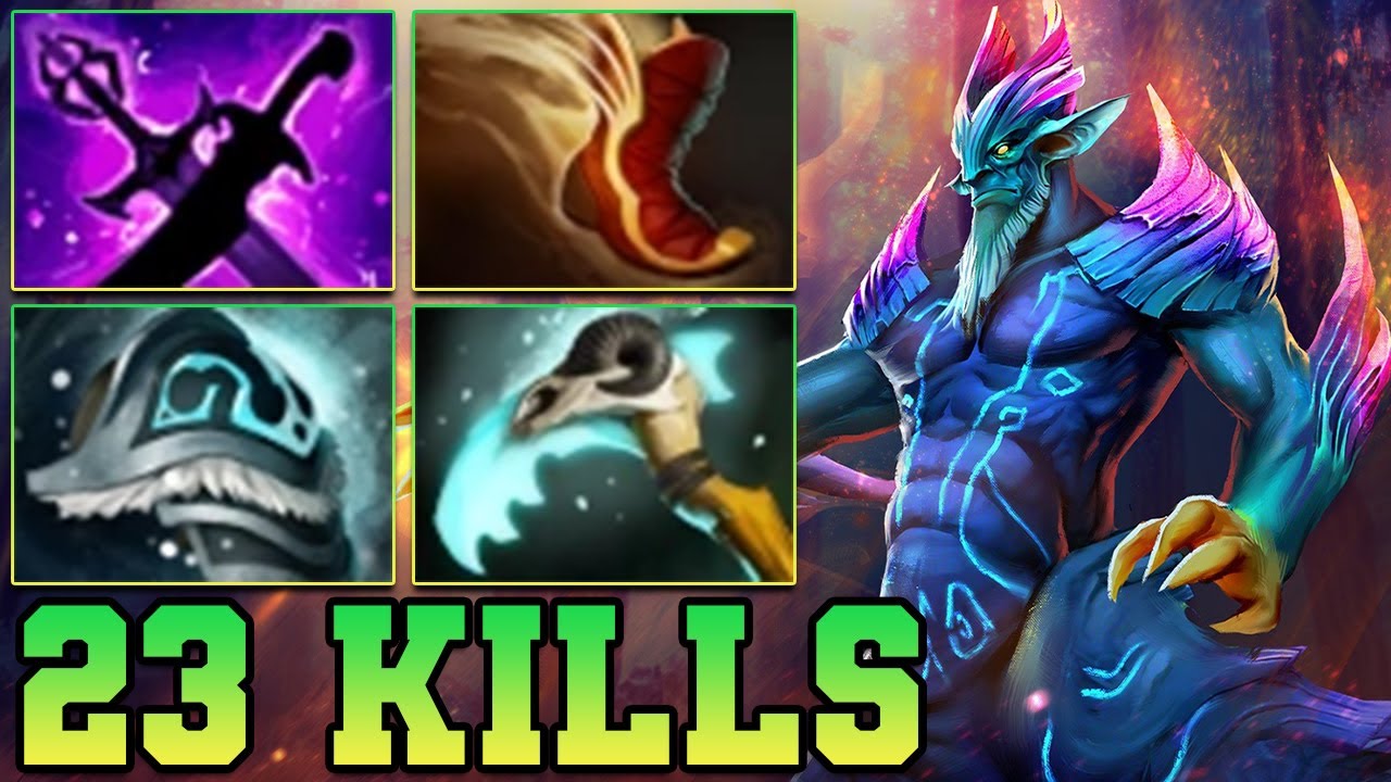 23 Kills Leshrac Dota 2 Mid Lane  - Best Pro Gameplay Carry Support Build Guide Offlane 7.39