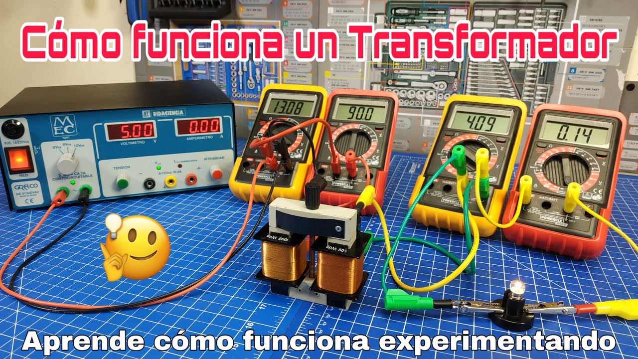 CÓMO FUNCIONA UN TRANSFORMADOR ELÉCTRICO | RELACIÓN DE TRANSFORMACIÓN