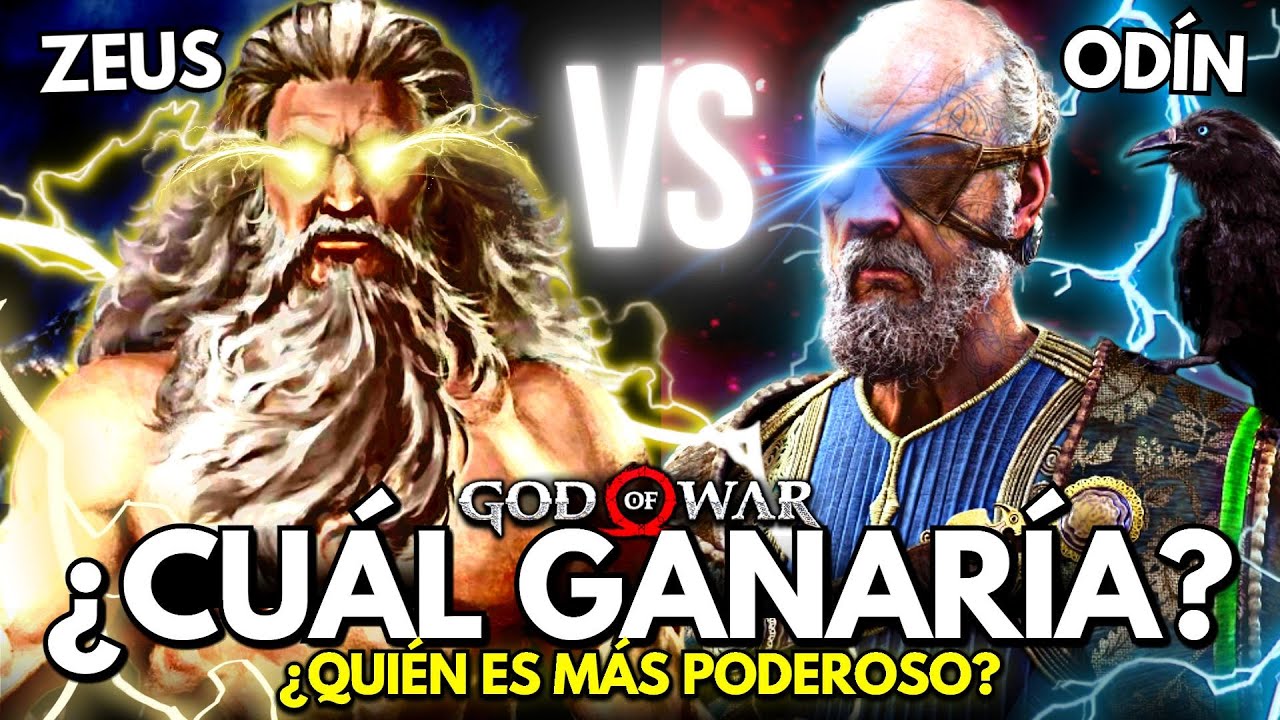 ¿QUIÉN ES MÁS PODEROSO entre ODÍN y ZEUS en God of War? ¿Cuál ganaría en una pelea? | Te lo explico🔥