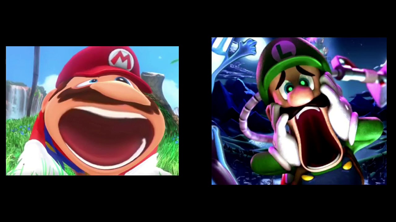 Mario & luigi screaming 2