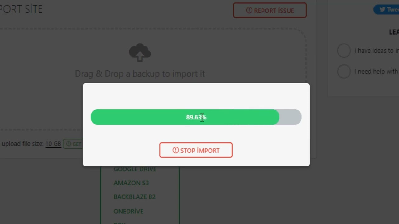 WordPress Siteleri İ&ccedil;in En G&uuml;venli Yedekleme / İ&ccedil;e Aktarma Y&ouml;ntemi (Eklenti)