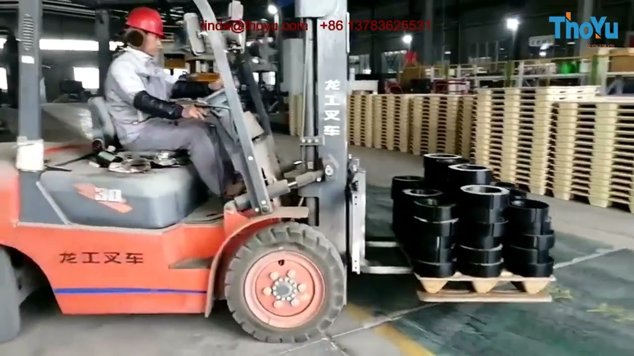 Dynamic Loading Test of Palm Fiber Pallet #press #pallet #pressmachine #palletmachine #palmfiber