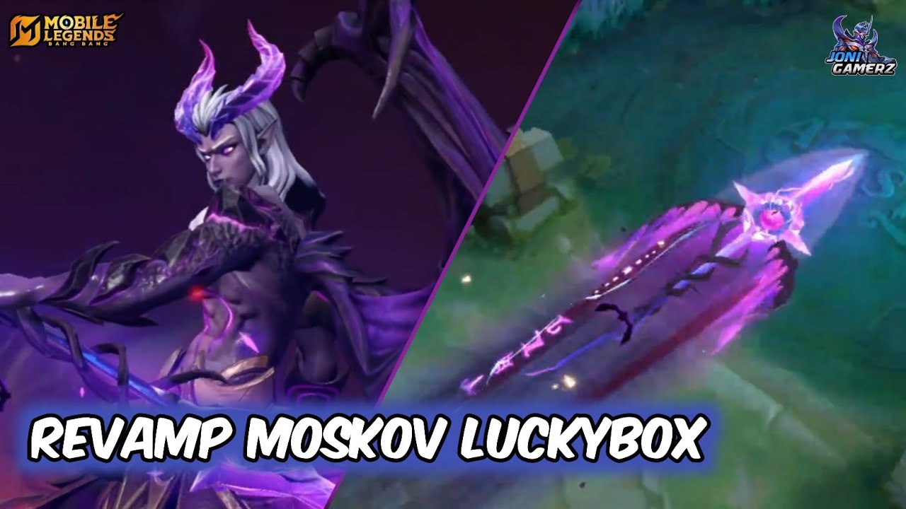 REVAMPED MOSKOV LUCKYBOX SKIN | GAMEPLAY SKILLS MOBILE LEGENDS