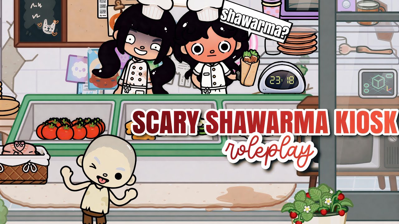 SCARY SHAWARMA KIOSK IN TOCA BOCA 😨 | PT.1 | Toca Boca | Stories | @celestiadigitaldiary 