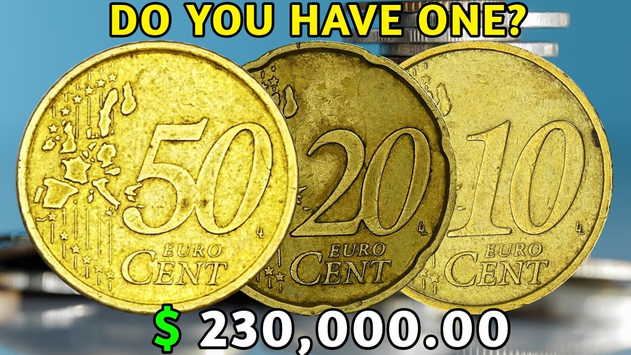 Редкие евроценты, которые стоят своих денег! Монеты 50¢, 20¢, 10¢ — обязательно проверьте!