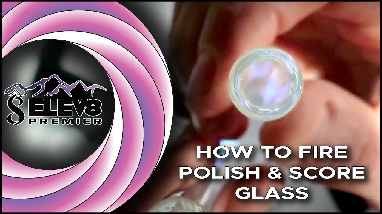 Learn to fire polish and score glass