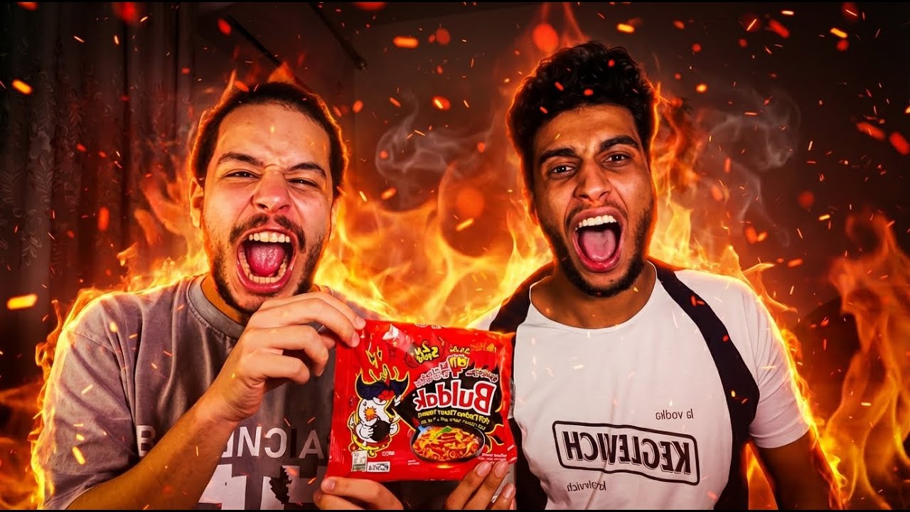 تضحك تاكل اندومي كوري مع اودي😂🥵 | ميمز