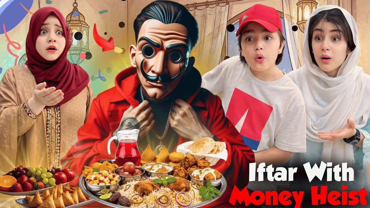 Money Heist Robber Came On Iftar Suddenly 😨 Face Revealed Robber Of Money Heist 🥳  | Rida Naqqash