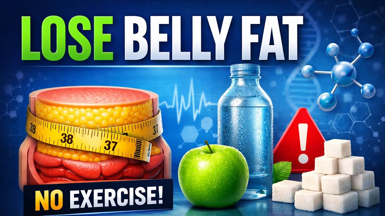 How to Lose Belly Fat Without Exercise (Science Based Tips)