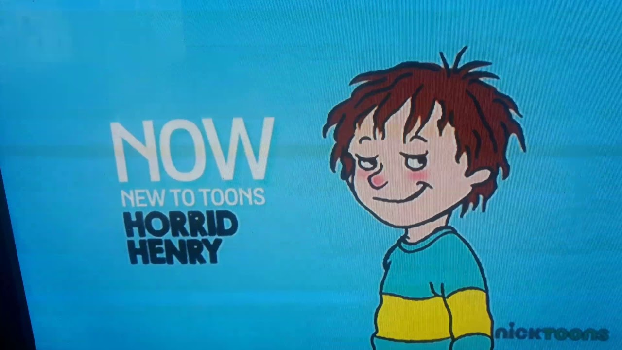 Now Back to Horrid Henry Promo Nicktoons UK
