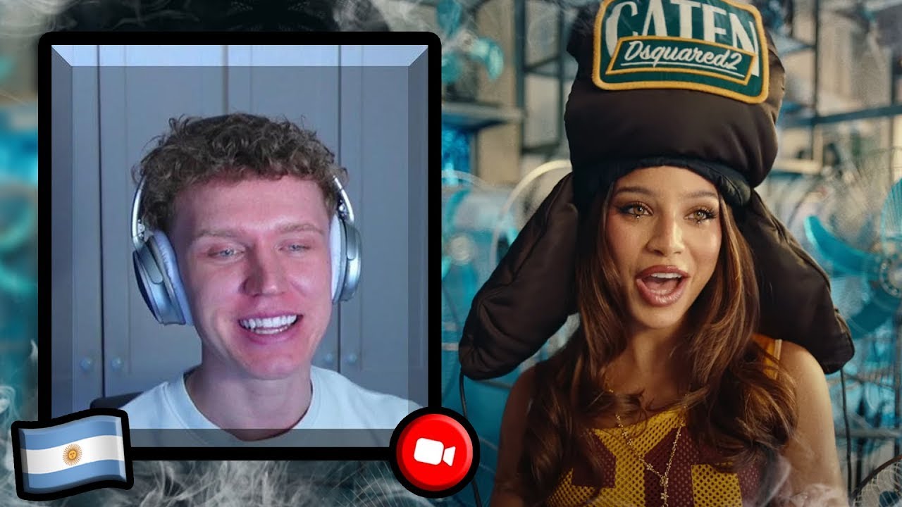 FIRST REACTION TO blackout 🧊 - Emilia, TINI, Nicki Nicole | Argentinian Music Reaction