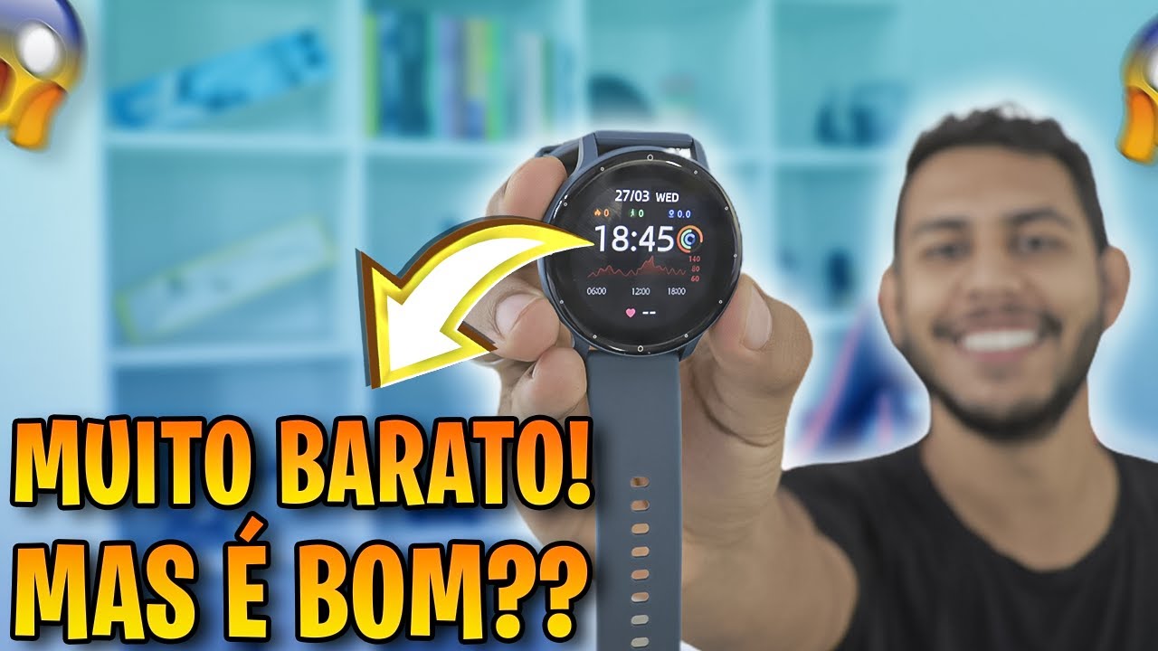 Smartwatch BARATINHO da SHOPEE! Mas é bom? Vale a Pena? Smartwatch LIGE análise completa