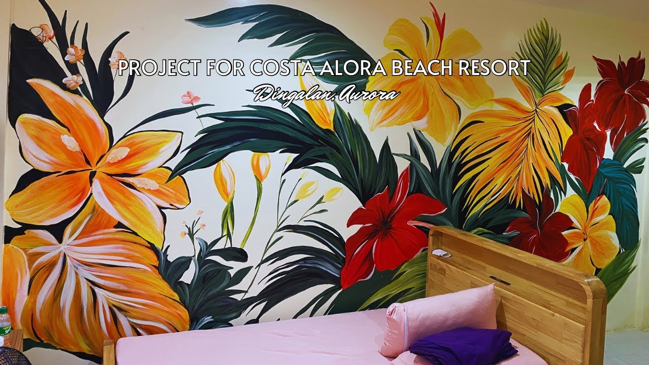 Mural Painting for Costa Alora Beach Resort • 154th Mural Vlog • Momentum Art Gallery