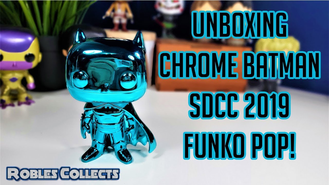 Unboxing Teal Chrome Batman SDCC 2019 + Full Review