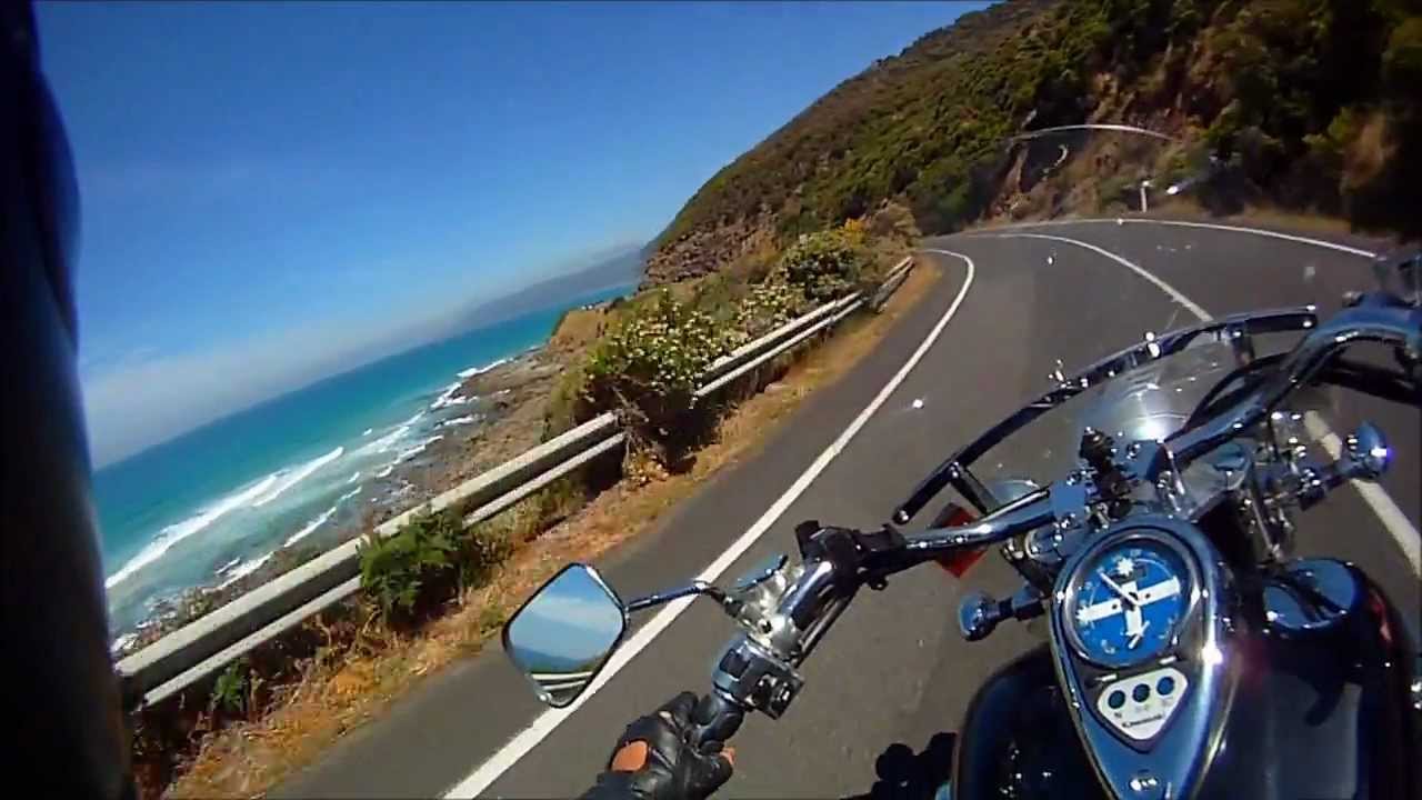 Great Ocean Road, 10 minutes of Fun on a Vn1500 Vulcan.wmv