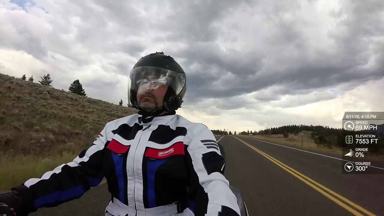 BMW K1600GTL - Beartooth HWY - short video (VirbXE)