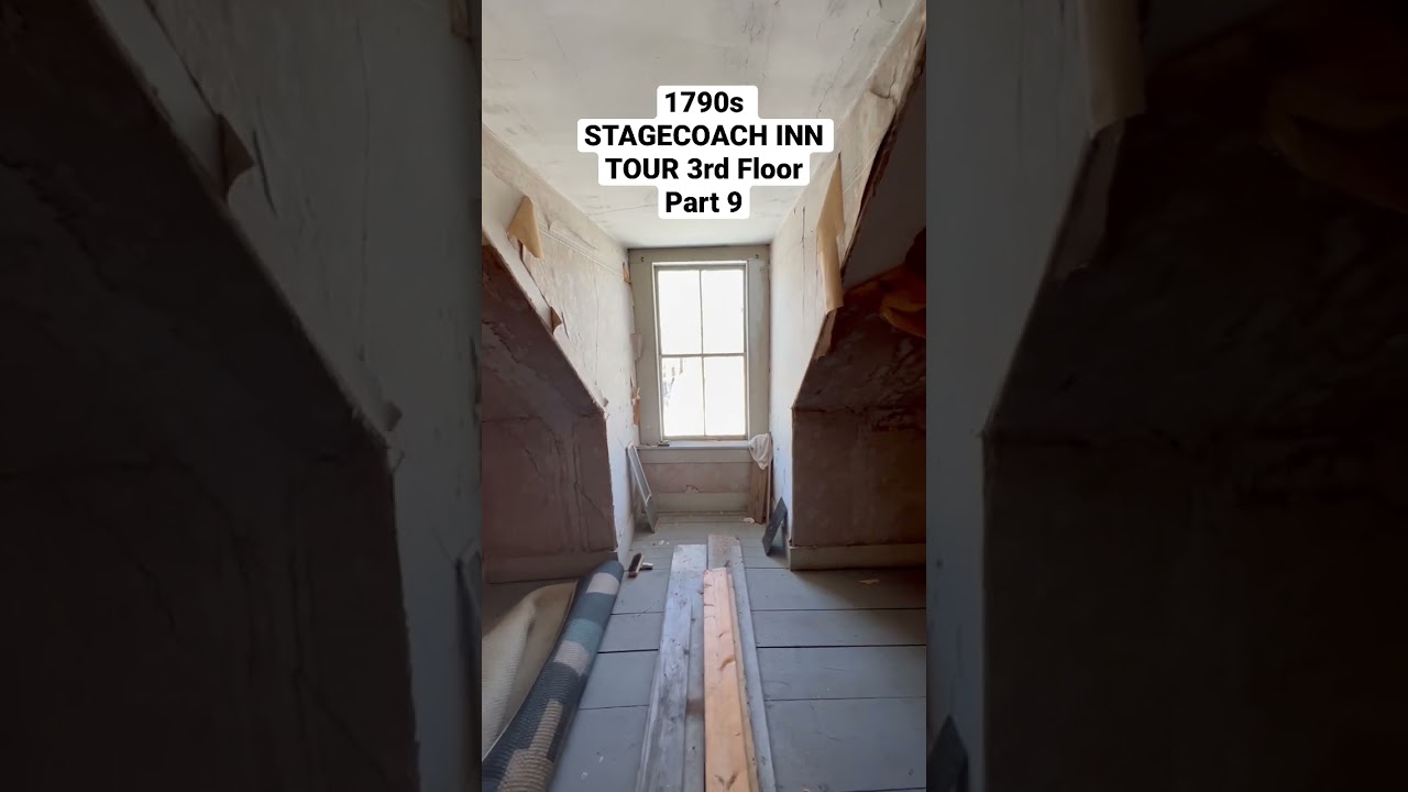 1790s STAGECOACH INN TOUR&mdash;3rd Floor&mdash;pt9 #colonial #restoration #wholesome #antique