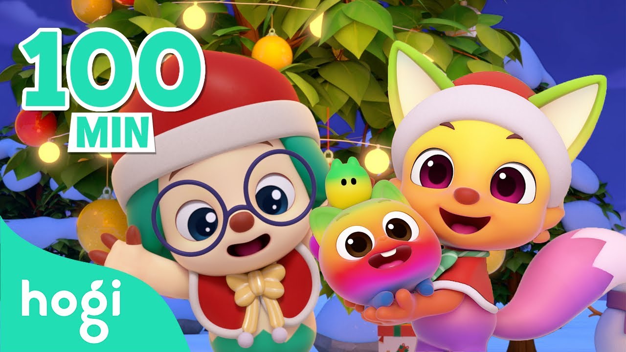 [BEST✨] Learn Colors with Christmas Hogi's Friends｜Nursery Rhymes for Kids｜Christmas Pinkfong & Hogi