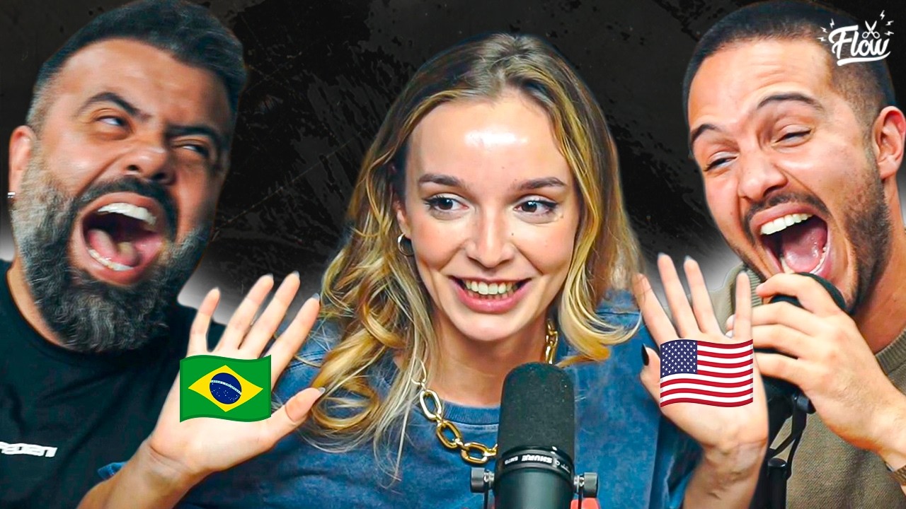 Dois CARIOCAS RACHANDO de RIR com uma GRINGA CONFUSA