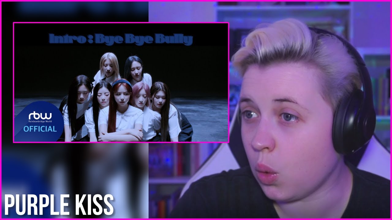 REACTION to PURPLE KISS - GEEKLAND STORY FILMS #1&2 & INTRO: BYE BYE BULLY PERFORMANCE VIDEO