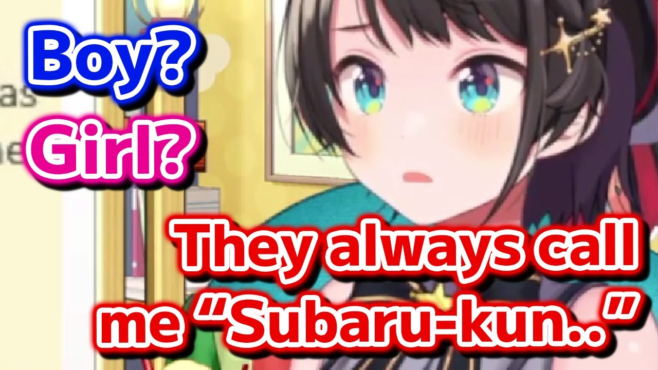 Subaru reveals that there's a recording studio where they probably believe she's a boy [Hololive]