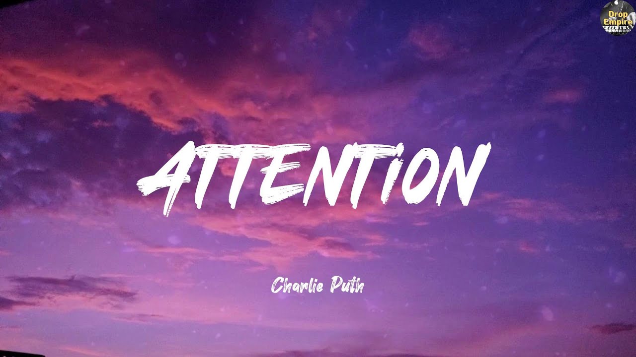 Attention - Charlie Puth (Lyrics) Ava Max, Clean Bandit, Rosé