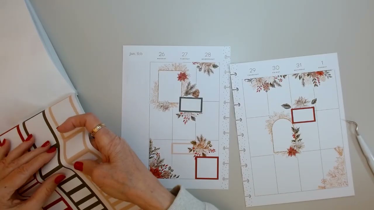 January 26 - February 1 - Happy Planner Vertical - Cassthetic Plans Wintertime