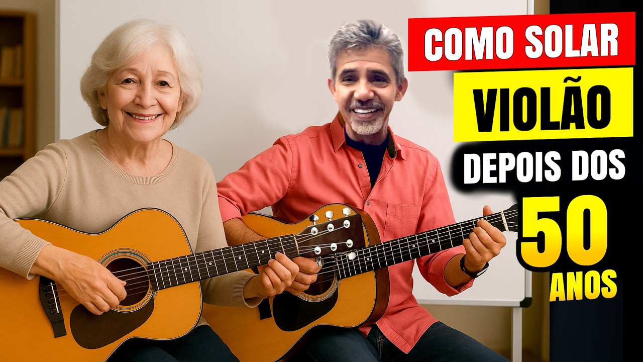 Como Aprender a Solar no Violão Mesmo Depois dos 50 ANOS! Prof. Sidimar Antunes