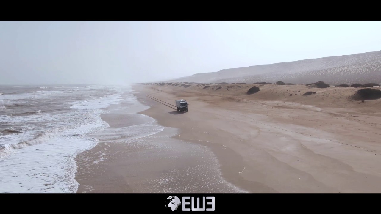 EW3 in Marokko - plage blanche