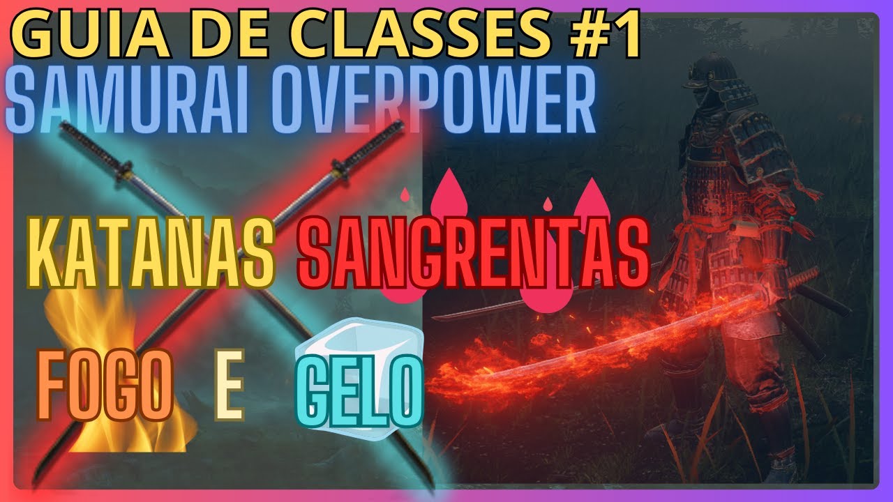 Melhor inicio de Samurai no Elden Ring - Guia de Inicio Samurai - Build De Sangramento Fogo e Gelo.