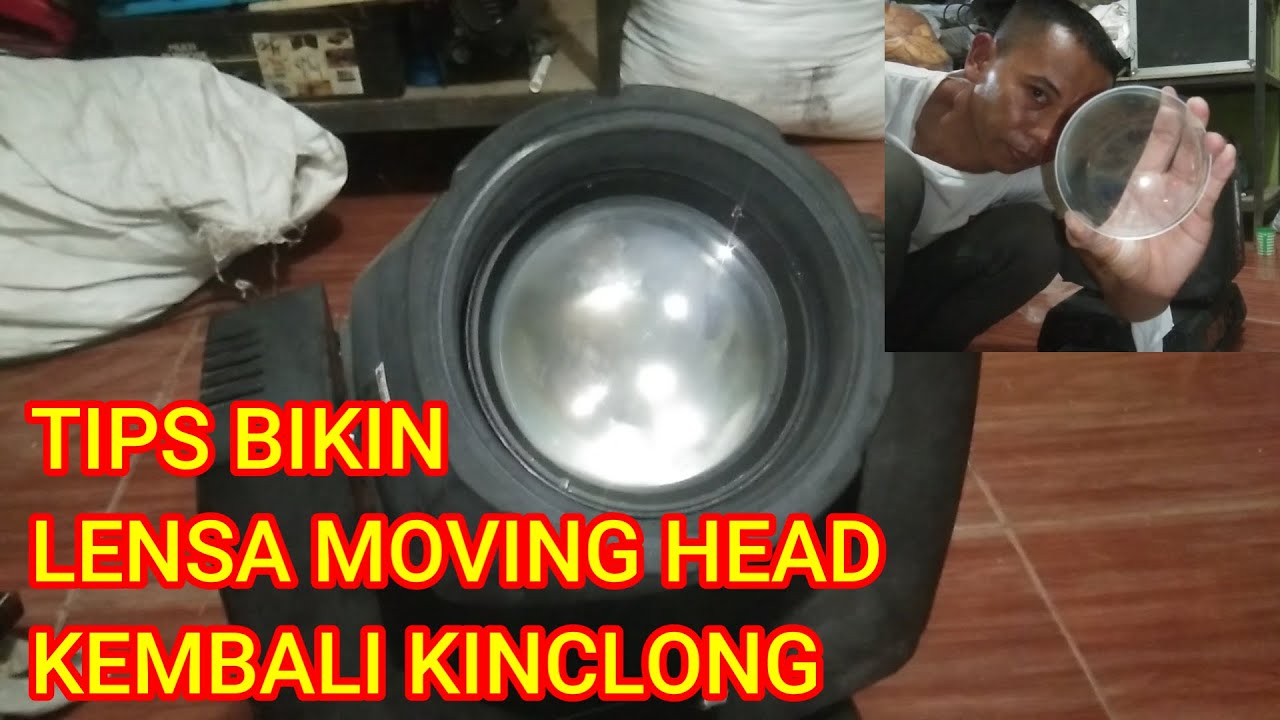 CARA MEMBUKA DAN MEMBERSIHKAN LENSA MOVING HEAD BEAM 230