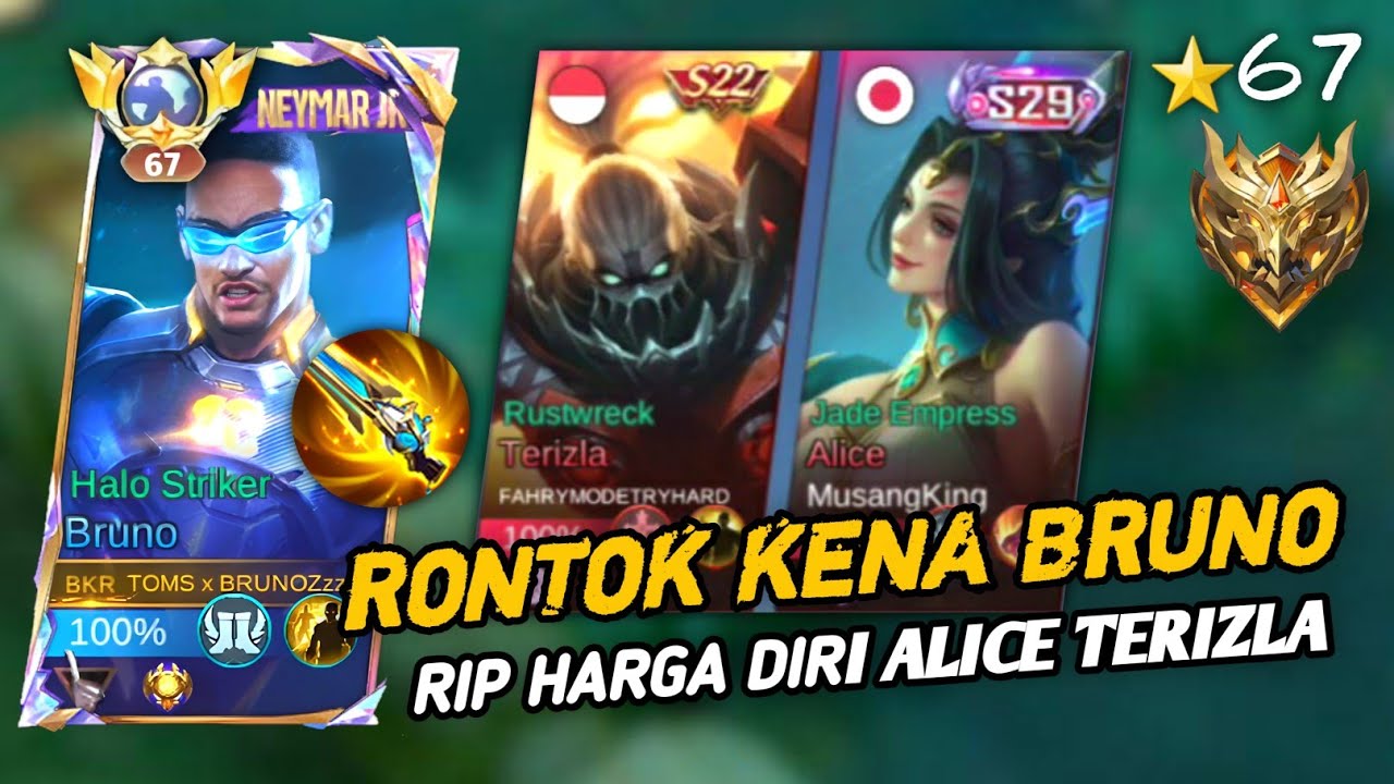 BUILD BRUNO TERSAKIT PERONTOK HERO² TEBAL! DAMAGE BRUNO GAK MASUK AKAL!