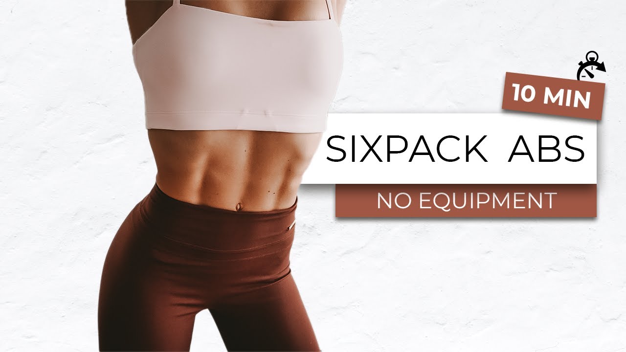 10 MIN SIXPACK ABS - intense sixpack workout - no equipment