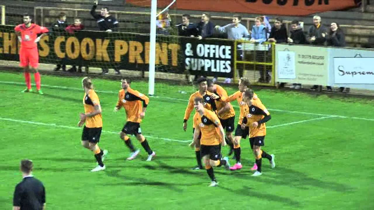 Boston United v Harrogate Town Highlights 10112015