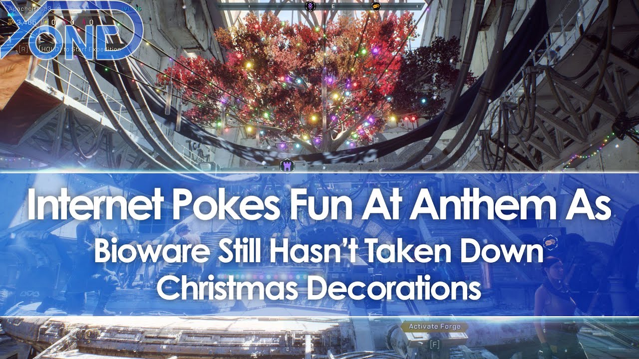 Internet Pokes Fun At Anthem As Bioware Still Hasn't Taken Down Christmas Decorations